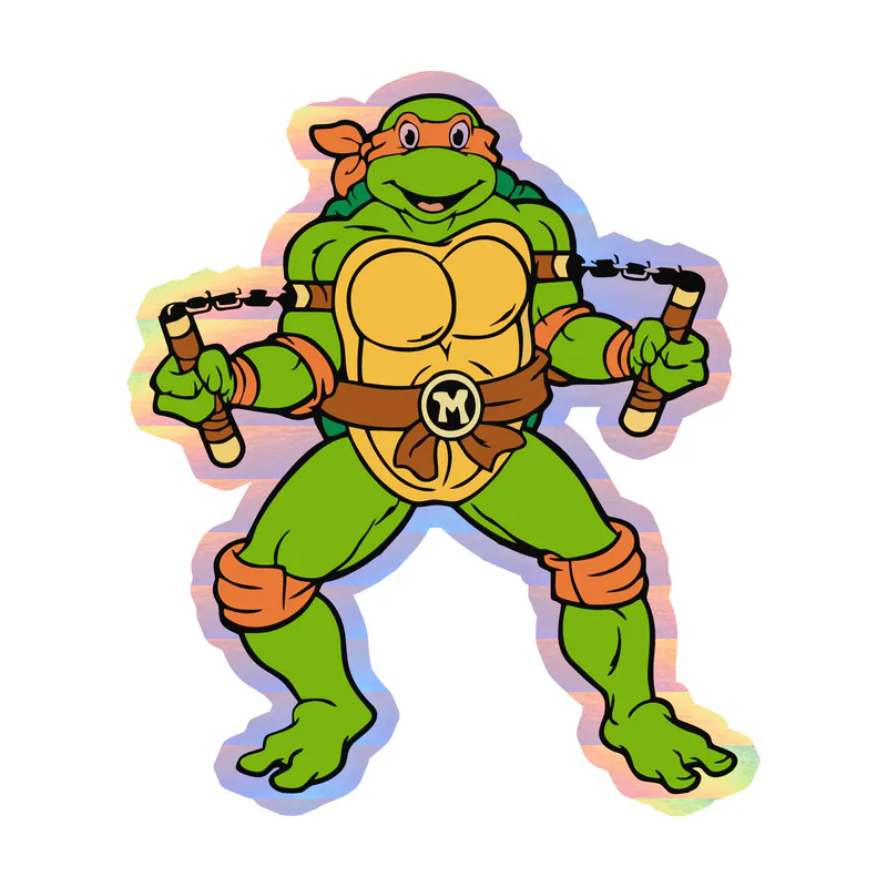 Teenage Mutant Ninja Turtles Holographic Vinyl Decal