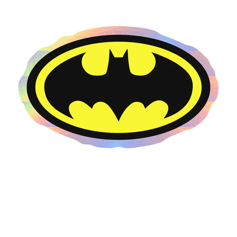 Batman Holographic Vinyl Decal - Custom Size