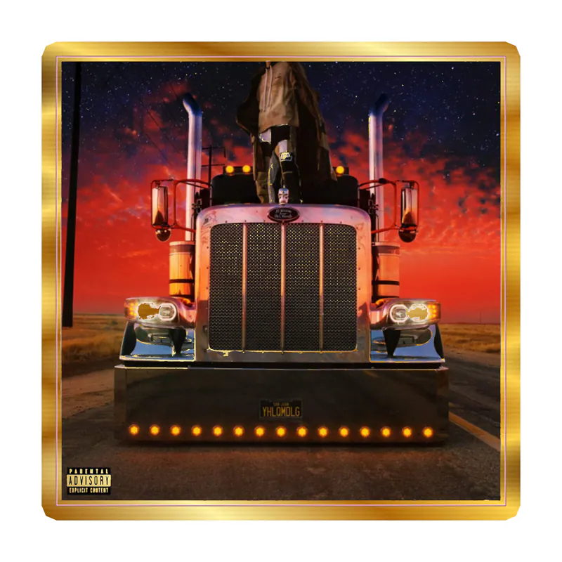 Bad Bunny - El Ultimo Tour Del Mundo - Gold Chrome Vinyl Decal