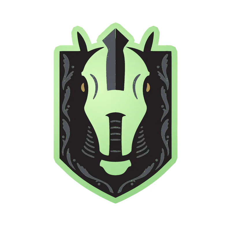 Henderson Silver Knights - Image 3 - Glow in the Dark Vinyl Decal - Custom Size