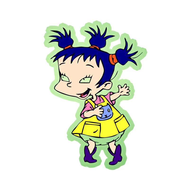 Rugrats - Kimi - Glow in the Dark Vinyl Sticker - Custom Size