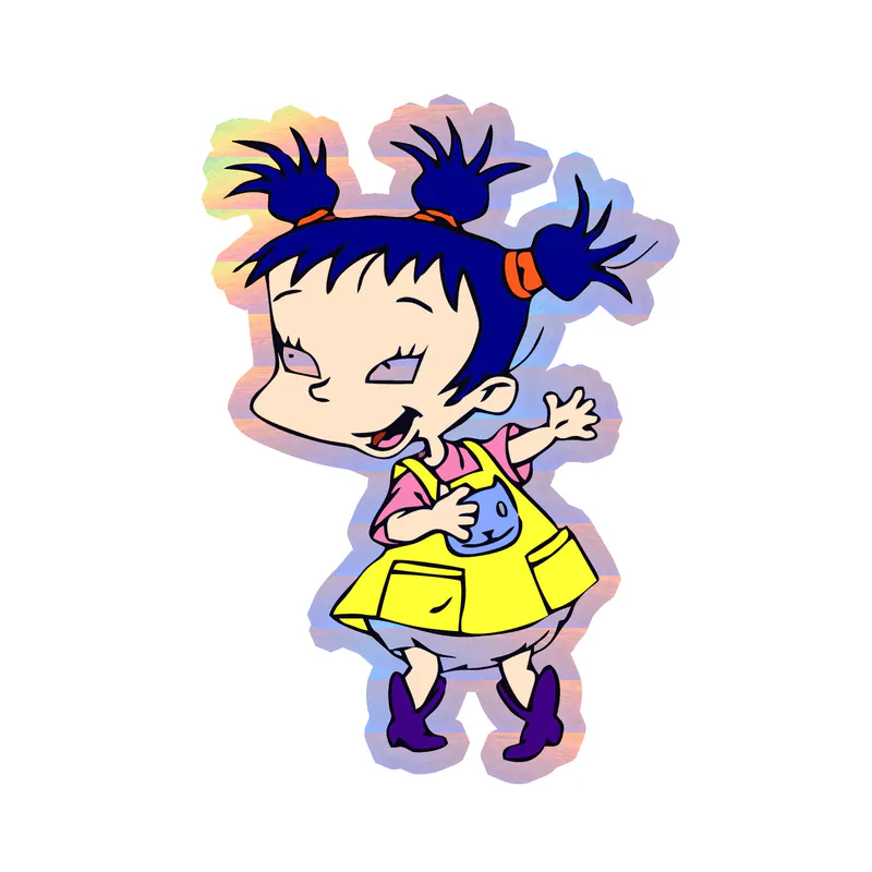 Rugrats - Kimi - Holographic Vinyl Sticker - Custom Size