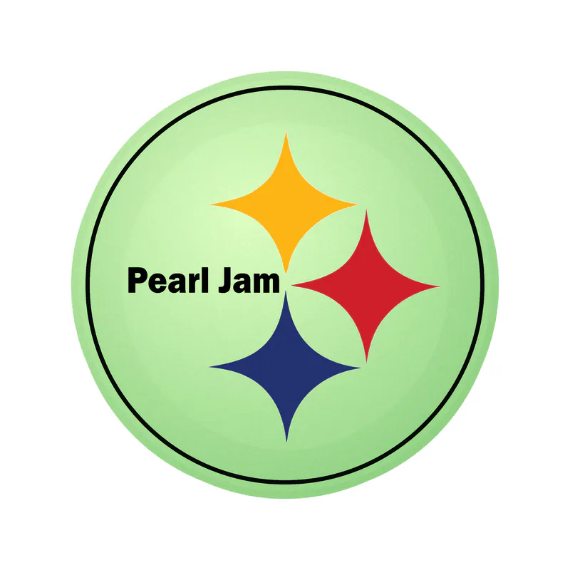 Pearl Jam Glow in the Dark Vinyl Sticker - Custom Size