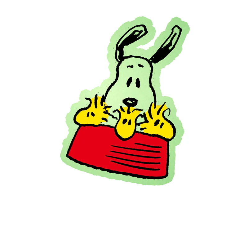 Snoopy - Snoopy Woodstock - Glow in the Dark Vinyl Decal