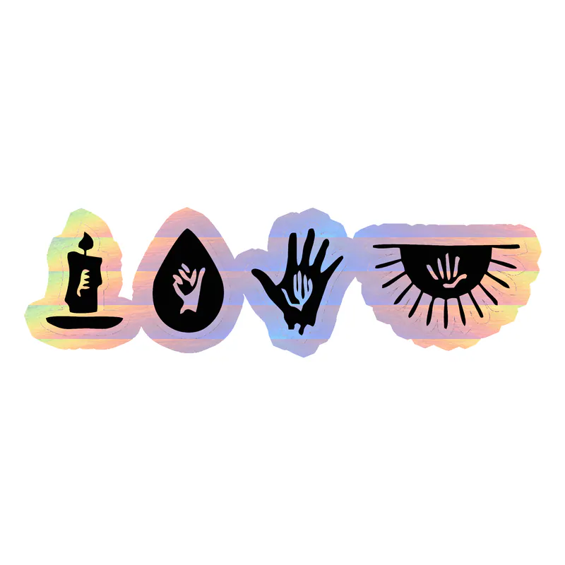 My Chemical Romance Holographic Vinyl Decal - Custom Size