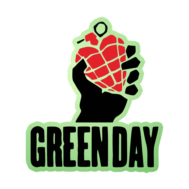 Green Day Glow in the Dark Vinyl Decal - Custom Size