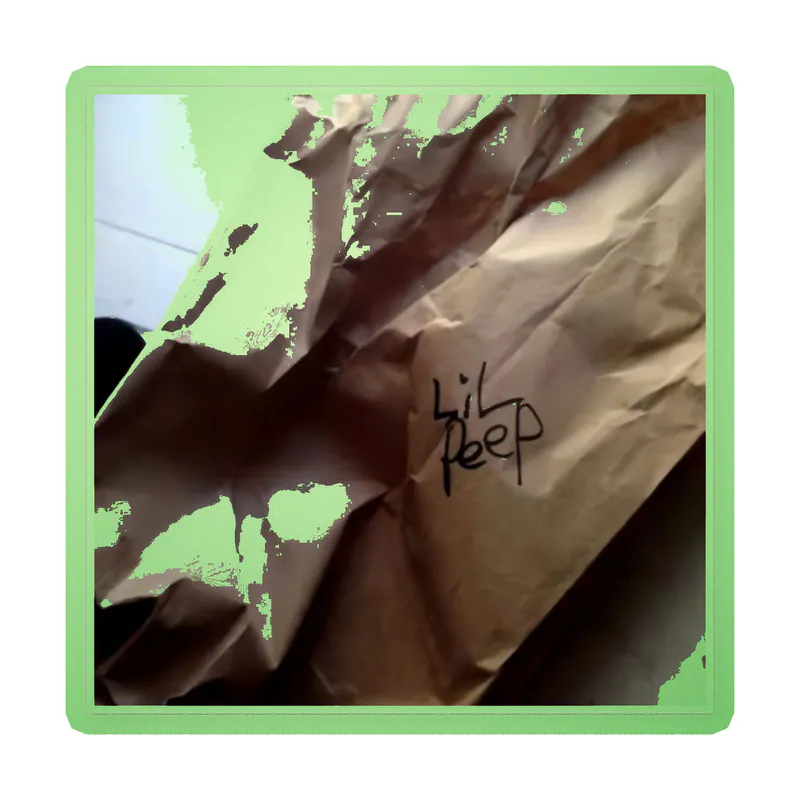 Lil Peep Album Cover Glow in the Dark Vinyl Decal - Custom Size