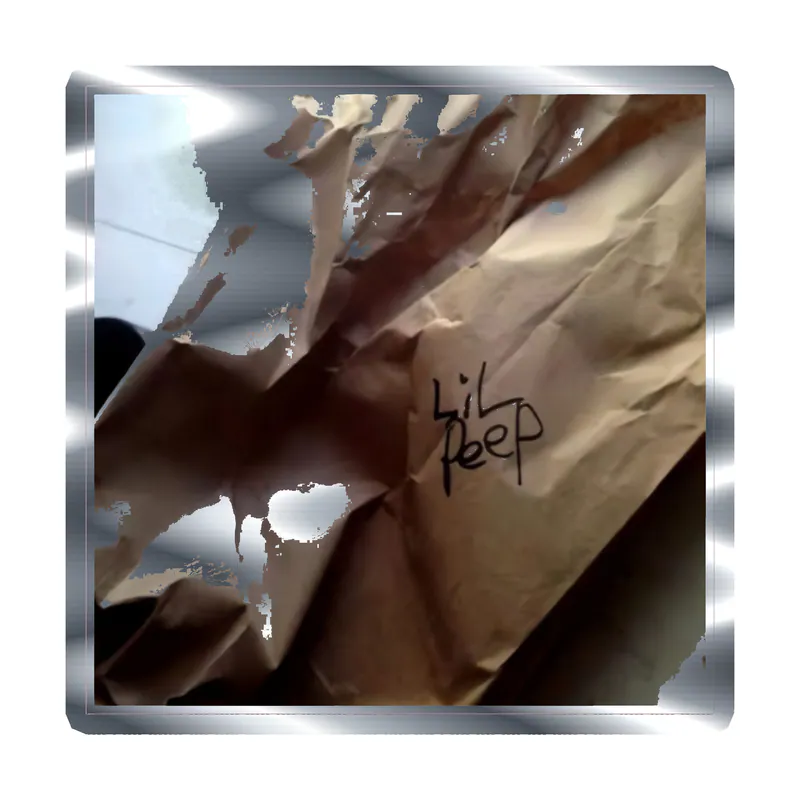 Lil Peep Album Cover Silver Chrome Vinyl Decal - Custom Size