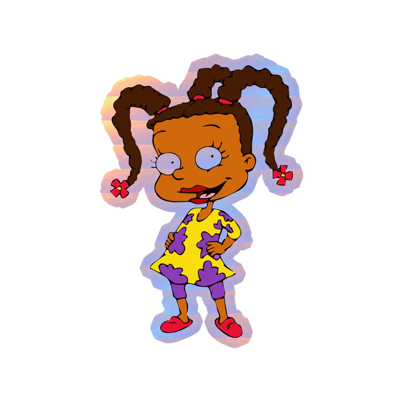 Rugrats - Susie - Holographic Vinyl Sticker - Custom Size