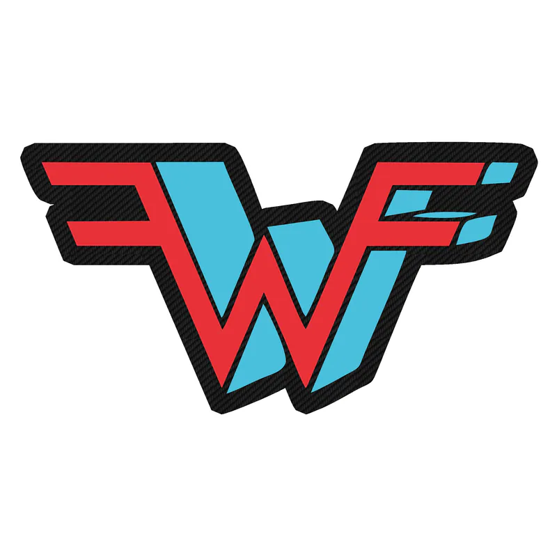 Weezer Carbon Fiber Vinyl Decal - Custom Size