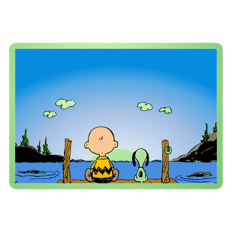 Snoopy - Glow in the Dark Vinyl Decal