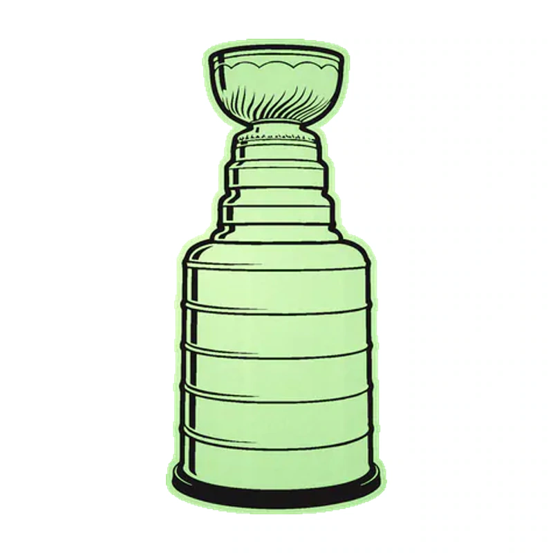 Stanley Cup Glow in the Dark Vinyl Decal