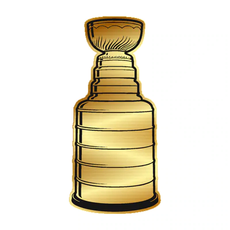 Stanley Cup Gold Chrome Vinyl Decal