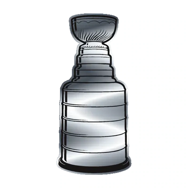 Stanley Cup Silver Chrome Vinyl Decal