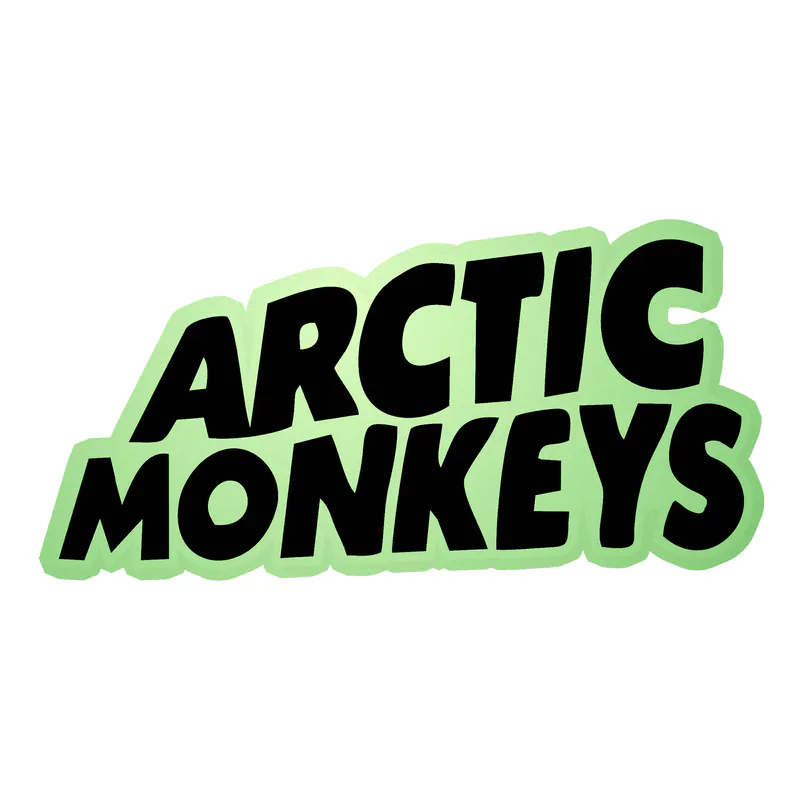 Arctic Monkeys Glow in the Dark Vinyl Decal - Custom Size
