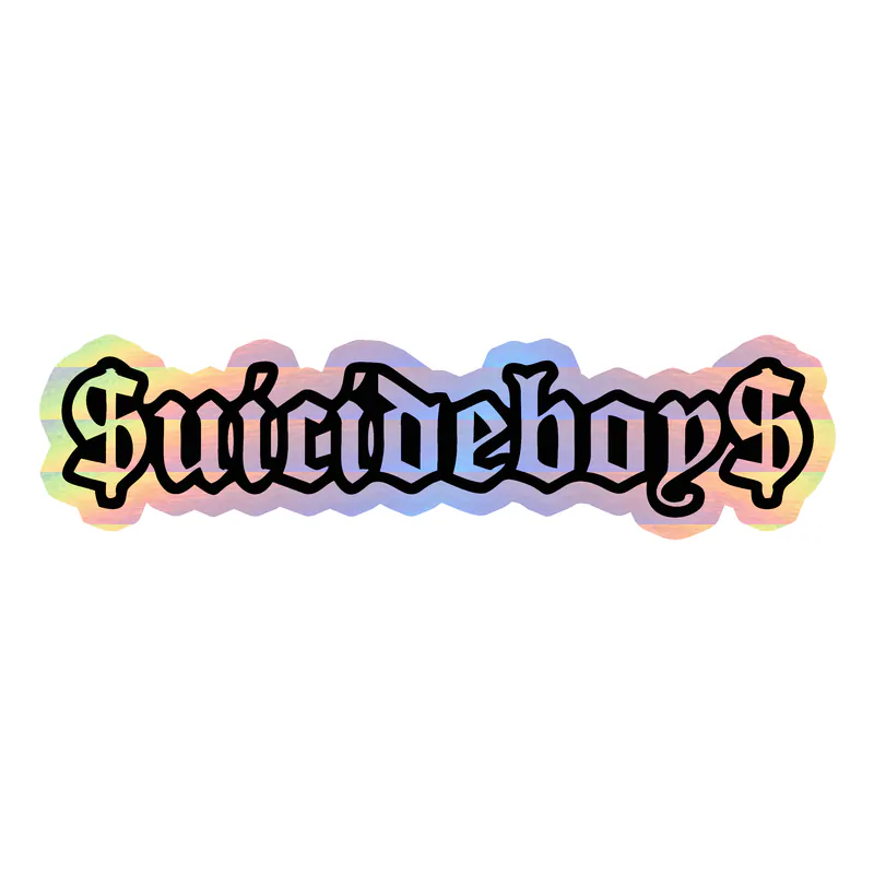 SuicideBoys Holographic Vinyl Decal - Custom Size