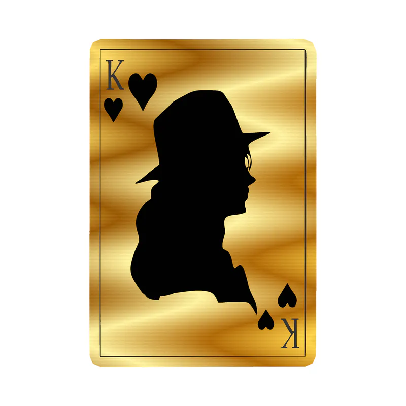 Michael Jackson Gold Chrome Vinyl Decal - Custom Size
