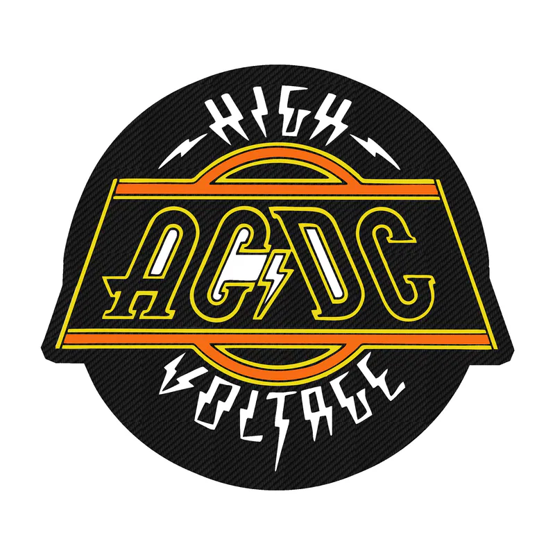 ACDC Carbon Fiber Vinyl Decal - Custom Size