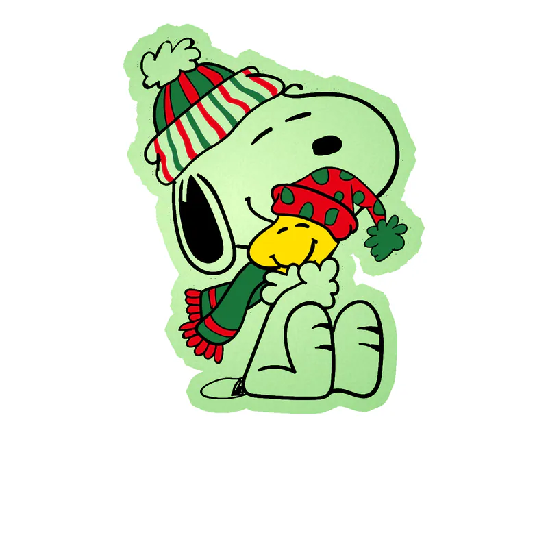 Snoopy Glow in the Dark Vinyl Decal