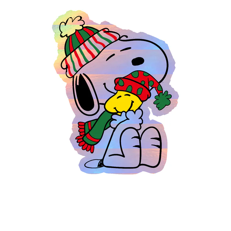 Snoopy Holographic Vinyl Decal