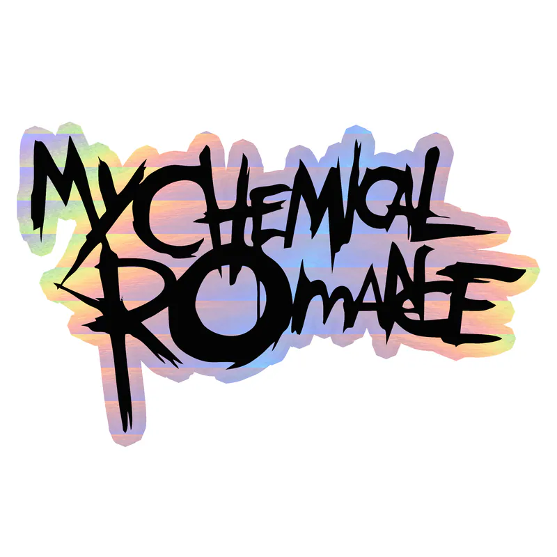 My Chemical Romance Holographic Vinyl Decal - Custom Size