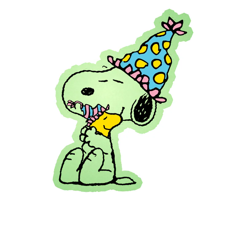 Snoopy Glow in the Dark Vinyl Decal