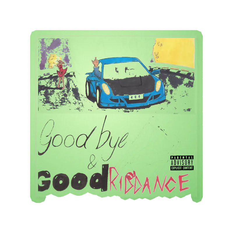 Juice Wrld Album Cover Glow in the Dark Vinyl Decal - Custom Size