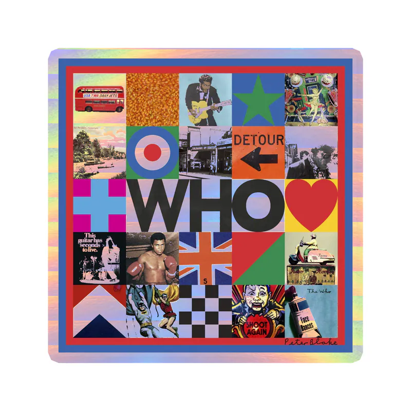The Who Holographic Vinyl Decal - Custom Size