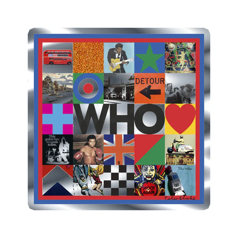 The Who Silver Chrome Vinyl Decal - Custom Size