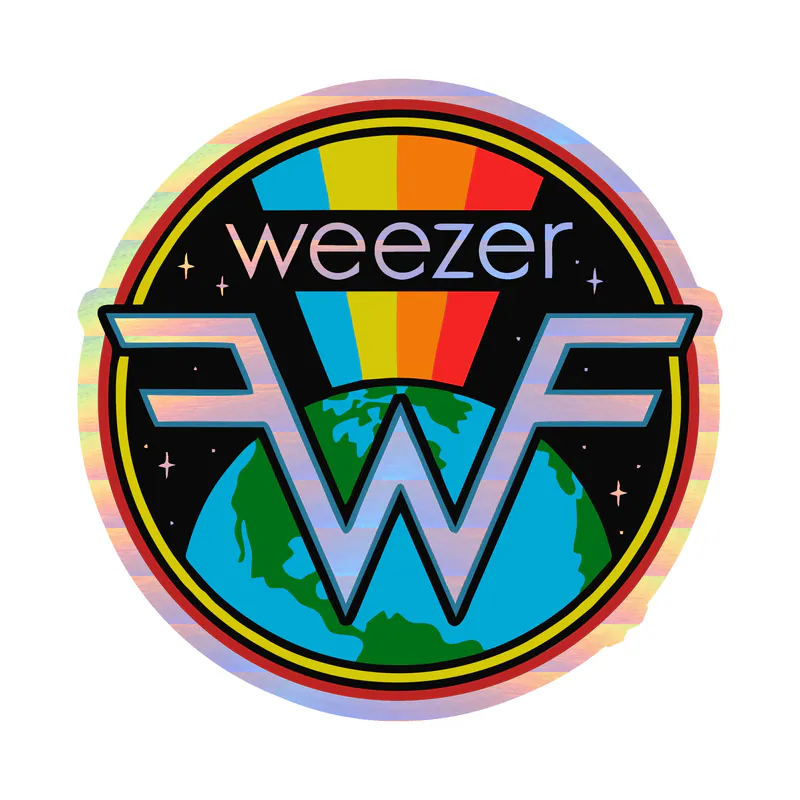 Weezer Holographic Vinyl Decal - Custom Size