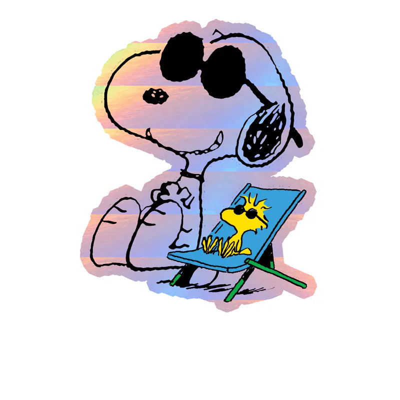 Snoopy Holographic Vinyl Decal