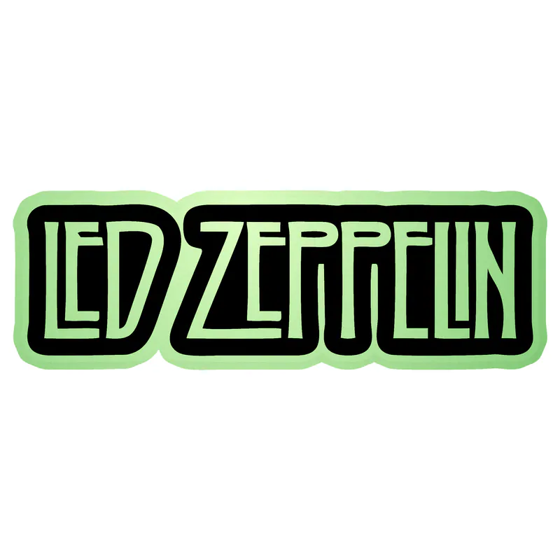 Led Zeppelin Glow in the Dark Vinyl Decal - Custom Size