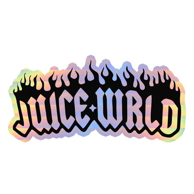 Juice Wrld Holographic Vinyl Decal - Custom Size