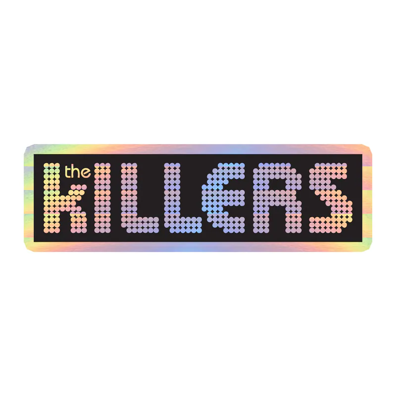 The Killers Holographic Vinyl Decal - Custom Size