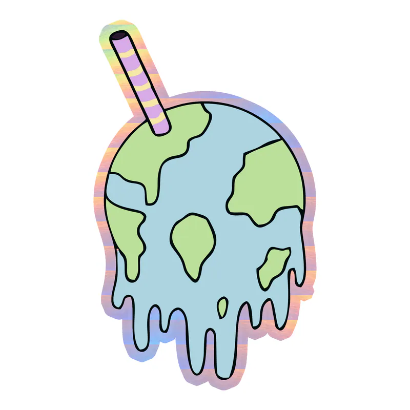 Juice Wrld Holographic Vinyl Decal - Custom Size