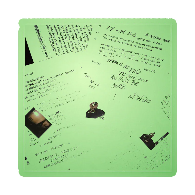xxxtentacion - Album Cover - Glow in the Dark Vinyl Decal - Custom Size