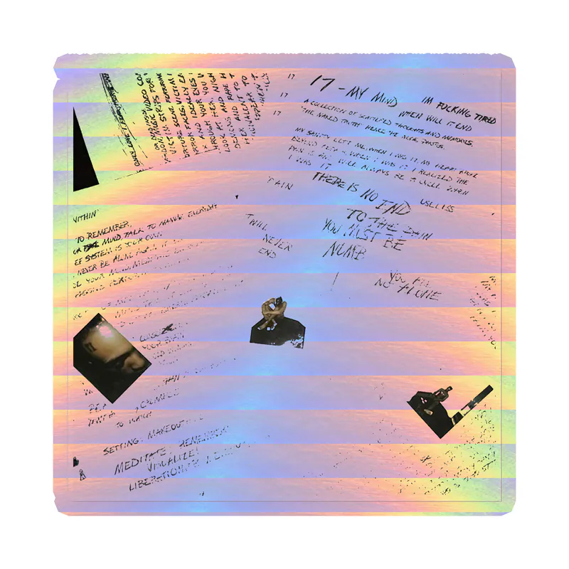 xxxtentacion - Album Cover - Holographic Vinyl Decal - Custom Size