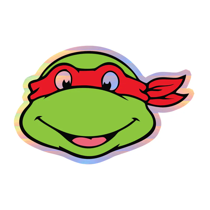 Teenage Mutant Ninja Turtles Holographic Vinyl Decal