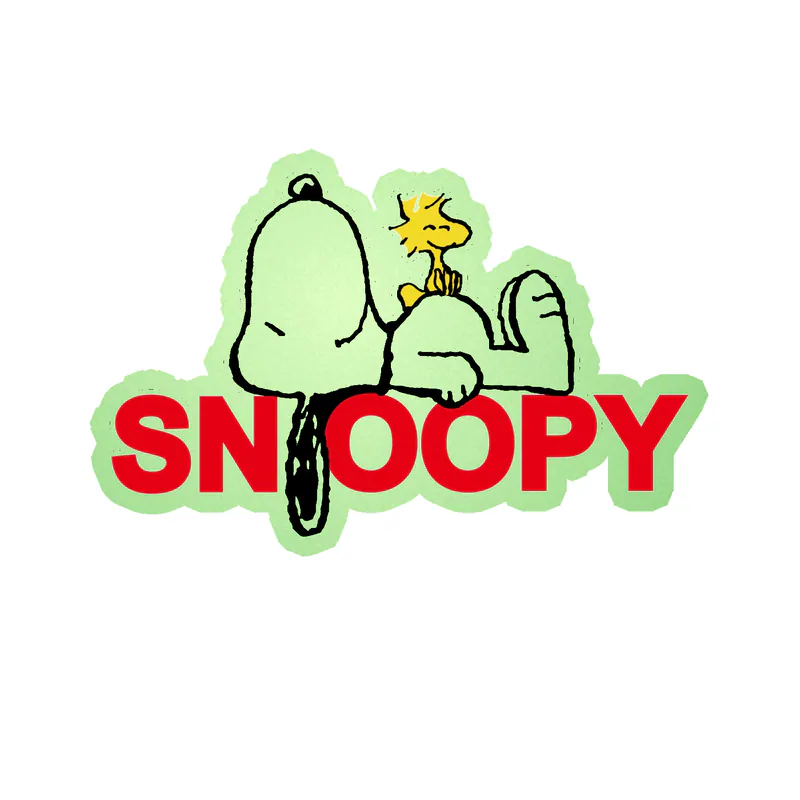 Snoopy Glow in the Dark Vinyl Decal