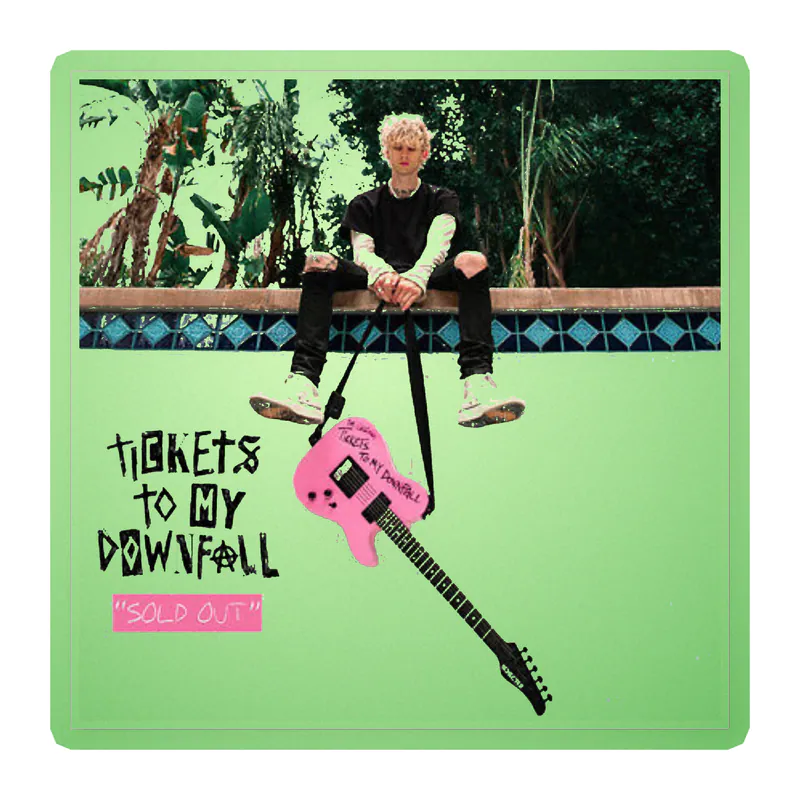 Machine Gun Kelly Album Cover Glow in the Dark Vinyl Decal - Custom Size