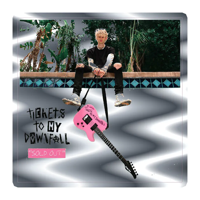 Machine Gun Kelly Album Cover Silver Chrome Vinyl Decal - Custom Size