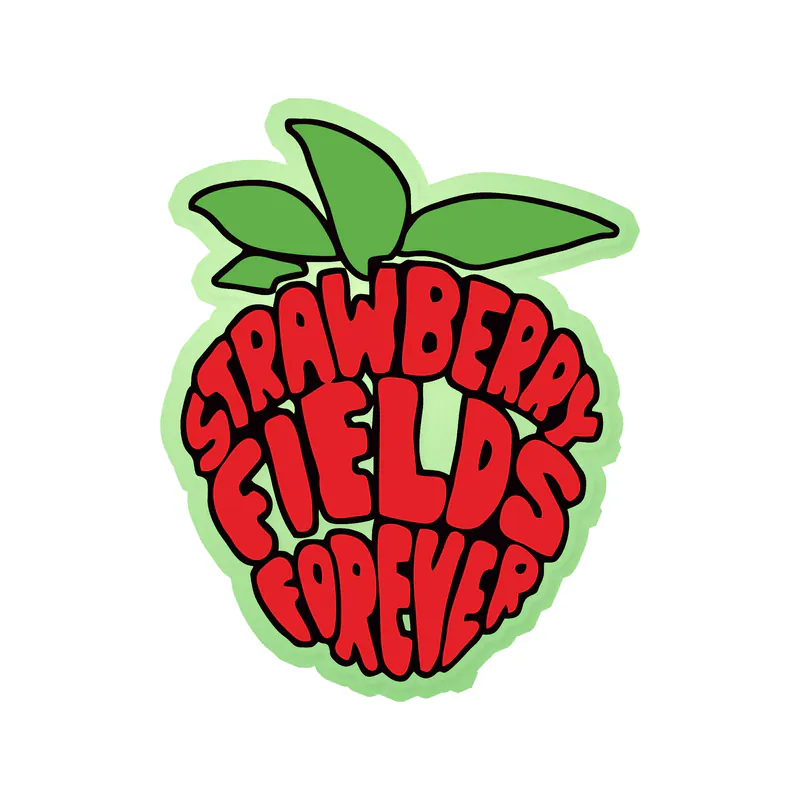 The Beatles Glow in the Dark Vinyl Decal - Custom Size