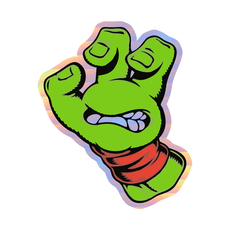 Teenage Mutant Ninja Turtles x Santa Cruz Holographic Vinyl Decal