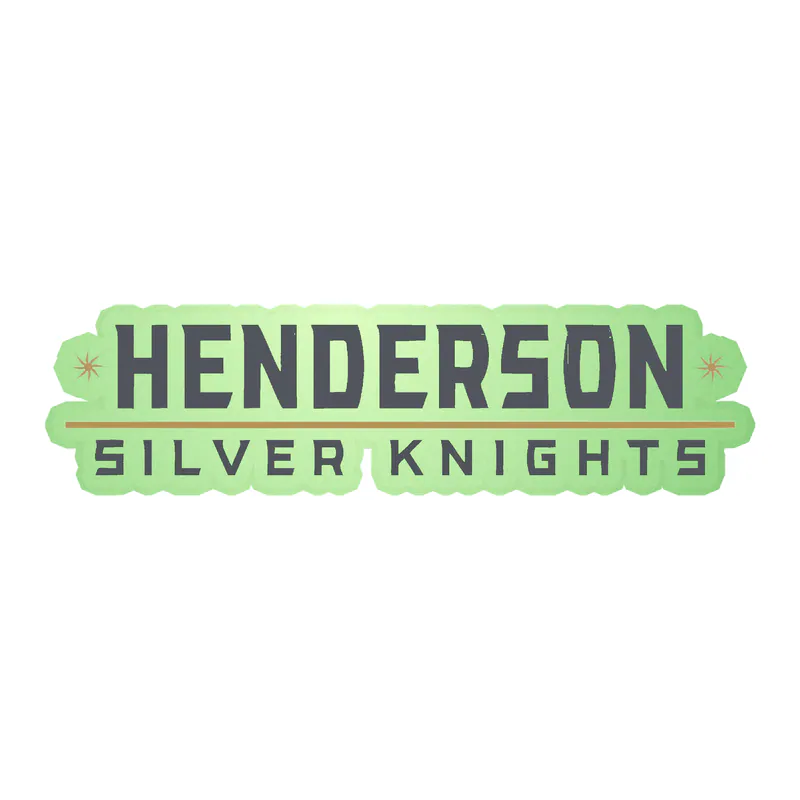 Henderson Silver Knights - Image 1 - Glow in the Dark Vinyl Decal - Custom Size